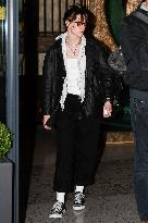 Kristen Stewart Leaves The Dressing Rooms On Set - Paris
