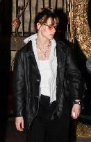 Kristen Stewart Leaves The Dressing Rooms On Set - Paris