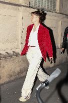 Kristen Stewart Leaves Her Set - Paris