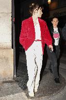 Kristen Stewart Leaves Her Set - Paris