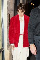 Kristen Stewart Leaves Her Set - Paris