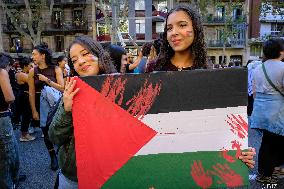 General strike for Palestine - Barcelona