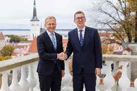 Piotr Serafin met with Estonian PM Kristen Michal