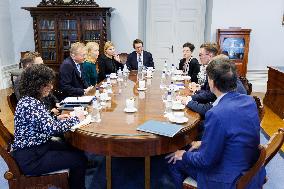 Piotr Serafin met with Estonian PM Kristen Michal