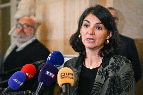 Motion de censure vote at the National Assembly in Paris FA