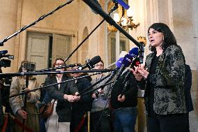 Motion de censure vote at the National Assembly in Paris FA