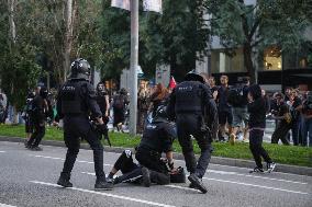 Unitary Demonstration in Barcelona in Favor of Palestine - Barcelona