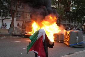 Unitary Demonstration in Barcelona in Favor of Palestine - Barcelona