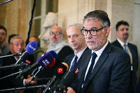 Motion de censure vote at the National Assembly in Paris FA