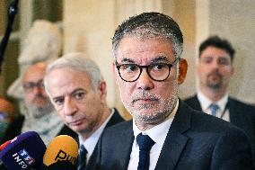 Motion de censure vote at the National Assembly in Paris FA