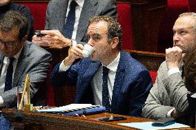 No-confidence motion against Prime Minister Lecornu government - Paris