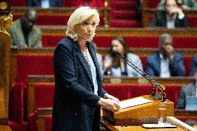 No-confidence motion against Prime Minister Lecornu government - Paris