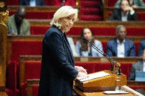 No-confidence motion against Prime Minister Lecornu government - Paris