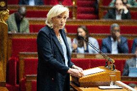 No-confidence motion against Prime Minister Lecornu government - Paris
