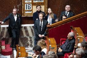 No-confidence motion against Prime Minister Lecornu government - Paris