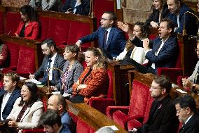 No-confidence motion against Prime Minister Lecornu government - Paris