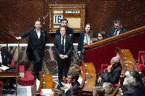 No-confidence motion against Prime Minister Lecornu government - Paris