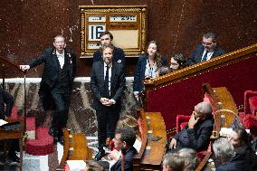 No-confidence motion against Prime Minister Lecornu government - Paris