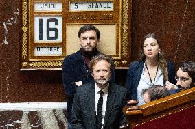 No-confidence motion against Prime Minister Lecornu government - Paris