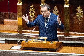 No-confidence motion against Prime Minister Lecornu government - Paris