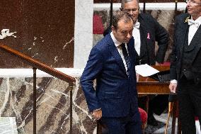 No-confidence motion against Prime Minister Lecornu government - Paris