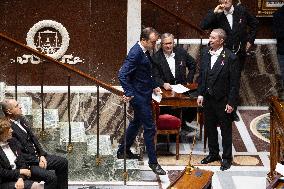 No-confidence motion against Prime Minister Lecornu government - Paris