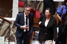 No-Confidence Motion Against Prime Minister Lecornu Government - Vote - Paris