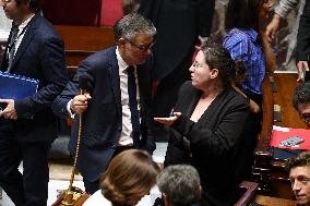 No-Confidence Motion Against Prime Minister Lecornu Government - Vote - Paris