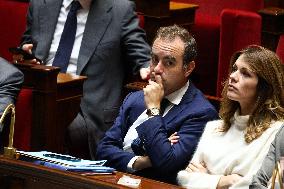 No-Confidence Motion Against Prime Minister Lecornu Government - Vote - Paris