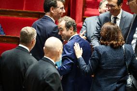 No-Confidence Motion Against Prime Minister Lecornu Government - Vote - Paris