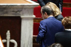 No-Confidence Motion Against Prime Minister Lecornu Government - Vote - Paris