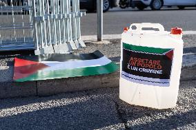 Rome, Sit-in during the World Food Day 2025 ceremony