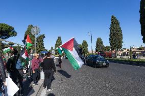 Rome, Sit-in during the World Food Day 2025 ceremony