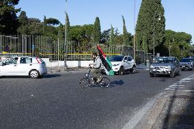 Rome, Sit-in during the World Food Day 2025 ceremony