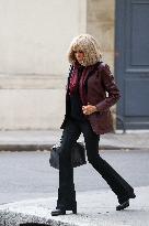 Exclu - Brigitte Macron Arrives at Matignon - Paris