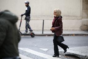 Exclu - Brigitte Macron Arrives at Matignon - Paris