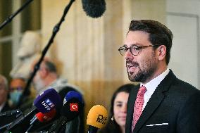 Motion de censure vote at the National Assembly in Paris FA