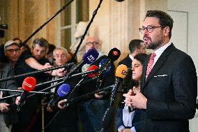 Motion de censure vote at the National Assembly in Paris FA