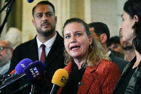 Motion de censure vote at the National Assembly in Paris FA