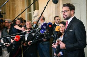 Motion de censure vote at the National Assembly in Paris FA