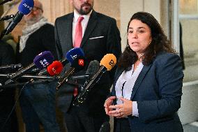 Motion de censure vote at the National Assembly in Paris FA