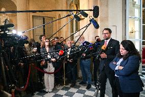 Motion de censure vote at the National Assembly in Paris FA