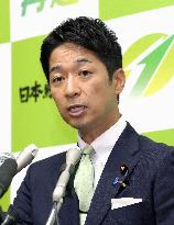 Japan's LDP, opposition JIP hold coalition talks