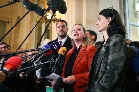 Motion de censure vote at the National Assembly in Paris FA