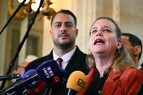 Motion de censure vote at the National Assembly in Paris FA