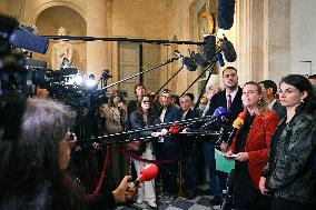 Motion de censure vote at the National Assembly in Paris FA