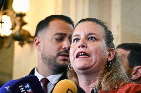 Motion de censure vote at the National Assembly in Paris FA