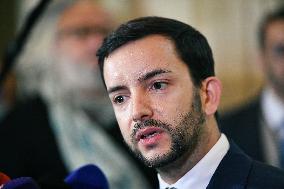 Motion de censure vote at the National Assembly in Paris FA