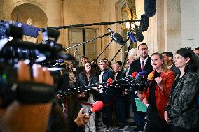 Motion de censure vote at the National Assembly in Paris FA