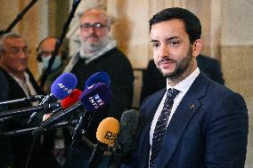 Motion de censure vote at the National Assembly in Paris FA